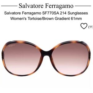 Salvatore Ferragamo Tortoise Brown Sunglasses